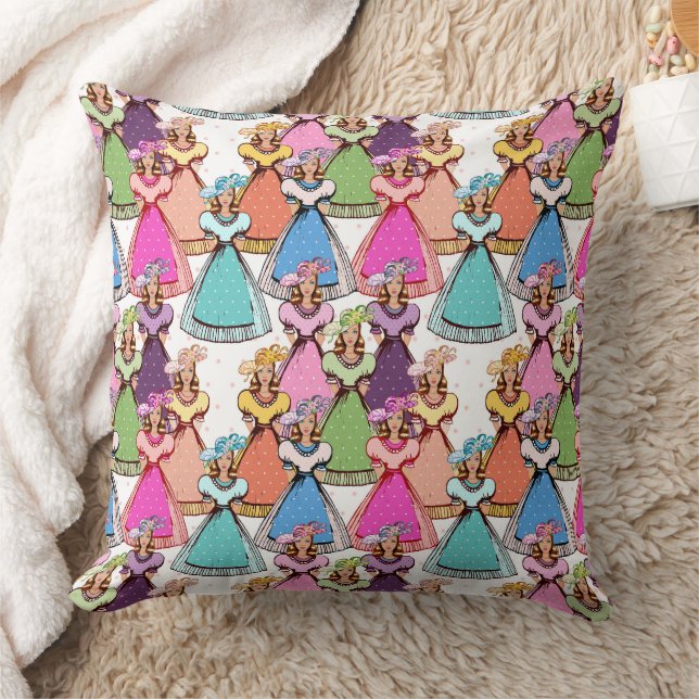 Vintage Dam Kudde (Filt)