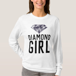 VINTAGE Dam T-Shirts DIAMOND GIRL