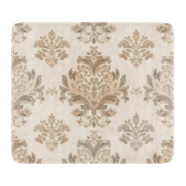 Vintage Damask Elegant Beige Fransk Gårdshus