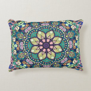 Vintage Damask: Elegant Sömlöst Mönster Prydnadskudde