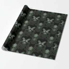 Vintage Damask-mönster Presentpapper