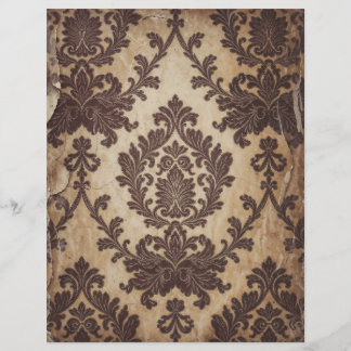 Vintage Damask shabby chic skrapbokspapper