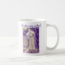 Vintage Damsel i Distress Funny Prata inte med mig Kaffemugg