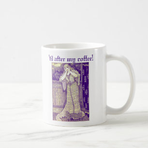 Vintage Damsel i Distress Funny Prata inte med mig Kaffemugg