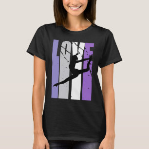 Vintage Dance Live Kärlek Dance Coach Womens Färg T Shirt