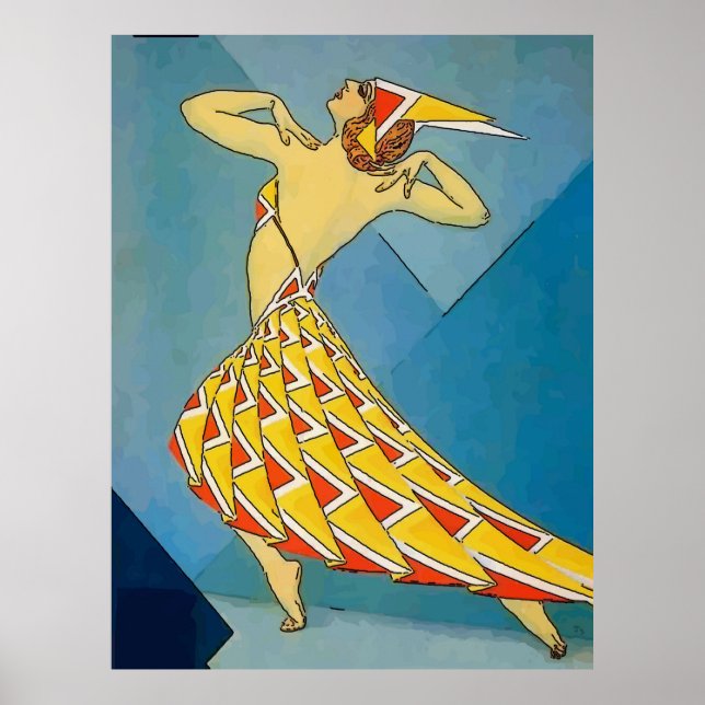 Vintage Dancer Poster (Framsidan)