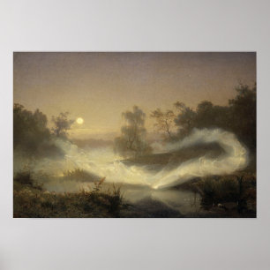 Vintage Dancing Älvors by August Malmström Poster