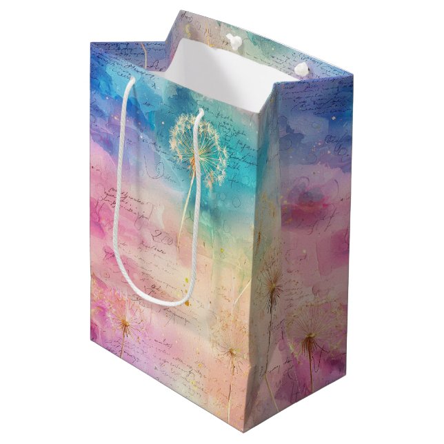 Vintage Dandelion Abstract Pattern (7) (Framsidan Vinklad)