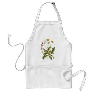 Vintage Dandelion Illustration Förkläde
