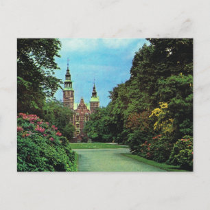 Vintage Danmark, Köpenhamn, Rosenburg Castle Vykort