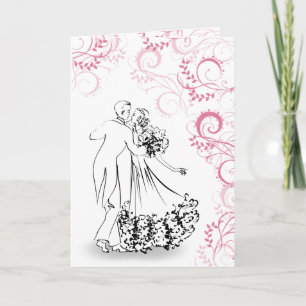 Vintage Dansa par illustration Helgkort