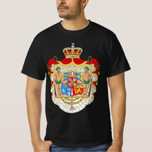 Vintage Danska Royalet Jackar Arm av Danmark Tee Shirt