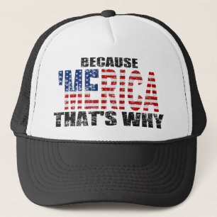 Vintage DÄRFÖR ATT 'MERICA SOM ÄR DÄRFÖR Keps