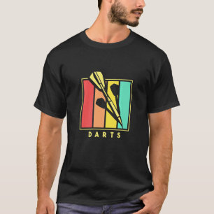 Vintage Darts Pil Retro Dartboard Bullseye Pub S T Shirt