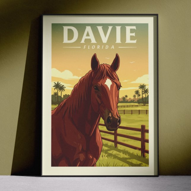 Vintage Davie Florida Poster (Skapare uppladdad)