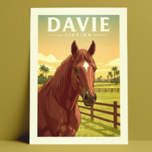 Vintage Davie Florida Vykort