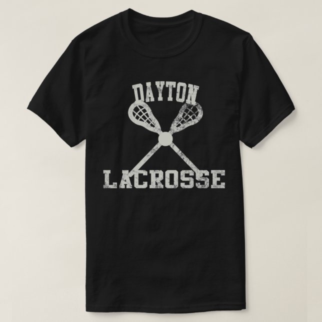 Vintage Dayton Lacrosse T Shirt (Design framsida)