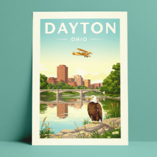 Vintage Dayton Ohio Vykort