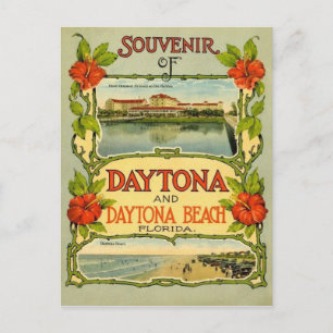Vintage Daytona Beach-vykort Vykort