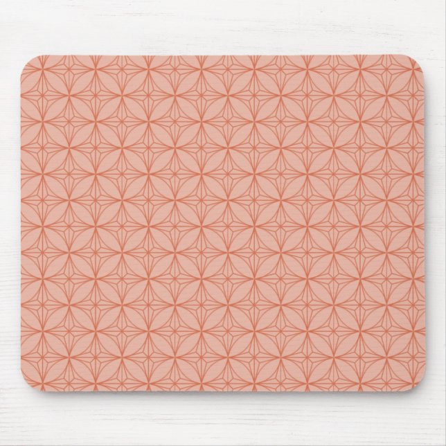 Vintage Dazzle Mousepad, persiko Musmatta (Framsidan)