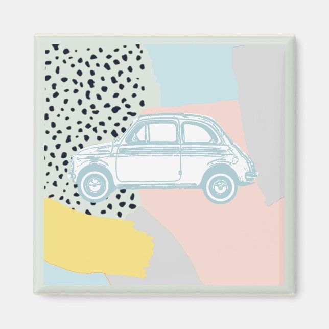 Vintage Deam-bil Magnet (Framsidan)
