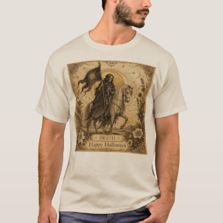 Vintage Death Tarot Halloween T Shirt