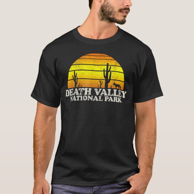 Vintage Death Valley Nationalpark T Shirt (Framsida)