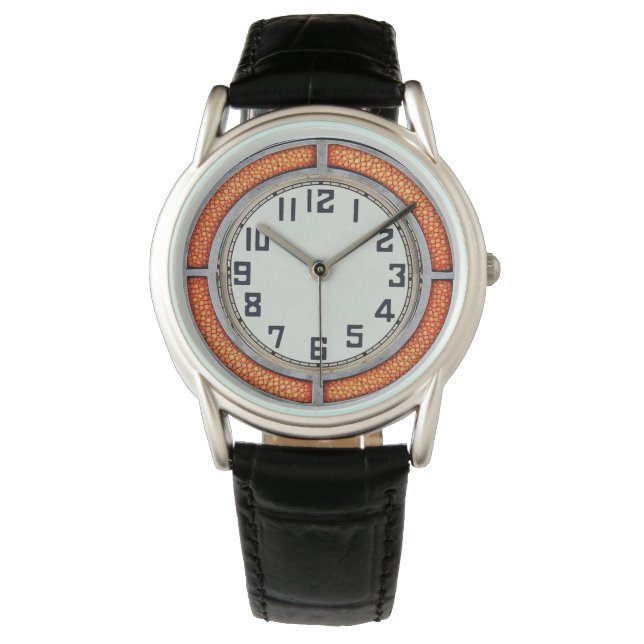 Vintage Deco Stile ManarWatch Watch Watch Armbandsur (Framsida)