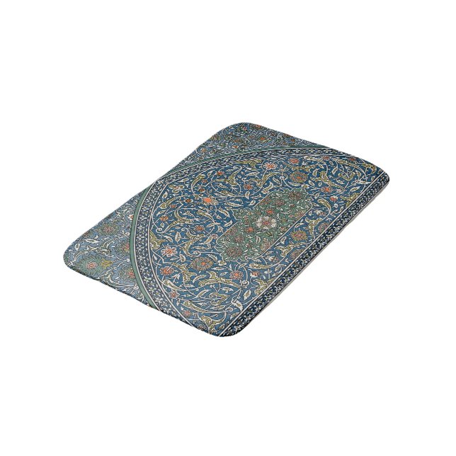 Vintage Decorative Arabesque Blommönster Badrumsmatta (Vinklad)