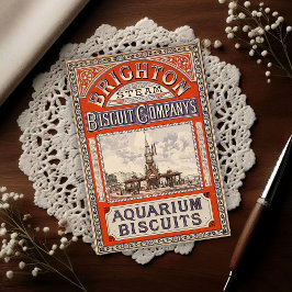 Vintage Decorative Food Product Trade Vykort