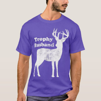 Vintage Deer Hunting Husband Funny Mens Husbands D T Shirt