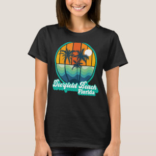 Vintage Deerfield Beach Florida Summer 90s Beach S T Shirt