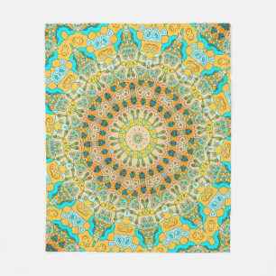 Vintage dekorativt mönster. Islam, arabiska, indis Fleecefilt