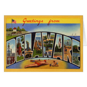 Vintage Delaware OBS Kort