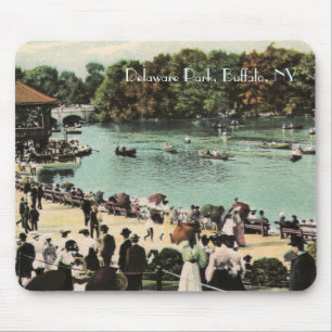 Vintage Delaware Park Mousepad Musmatta