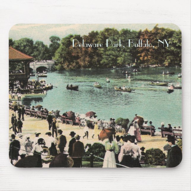 Vintage Delaware Park Mousepad Musmatta (Framsidan)