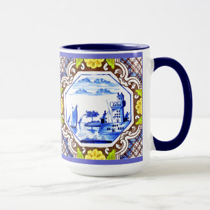 VINTAGE DELFT TID MUGG