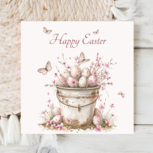 Vintage Delikat Springtime Pastel Påsk Brunch Pappersservett