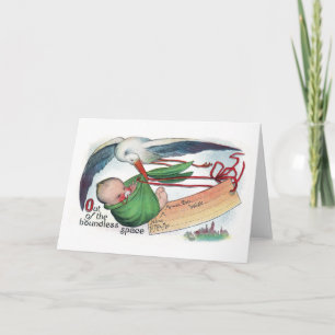 Vintage Delivery Via Stork Meddelande