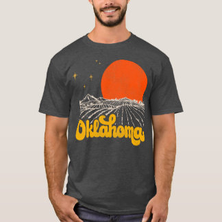 Vintage Delstaten Oklahoma Mid Century Distress A T Shirt