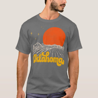 Vintage Delstaten Oklahoma Mid Century Distress A T Shirt