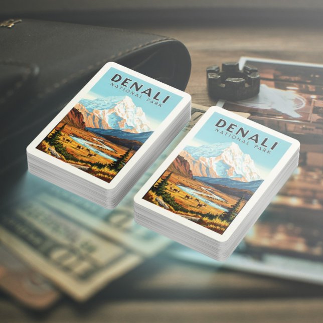 Vintage Denali nationalpark Casinokort (Skapare uppladdad)