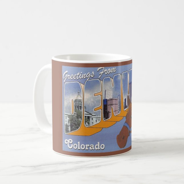 Vintage Denver CO Mugg (Framsida vänster)