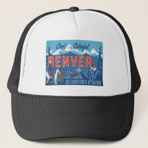 Vintage Denver Colorado Truckerkeps