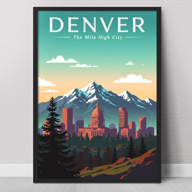 Vintage Denver Poster (Skapare uppladdad)