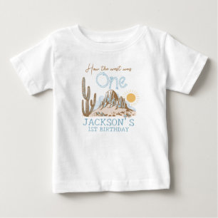 Vintage Desert Wild West Western 1-årsdag  T Shirt