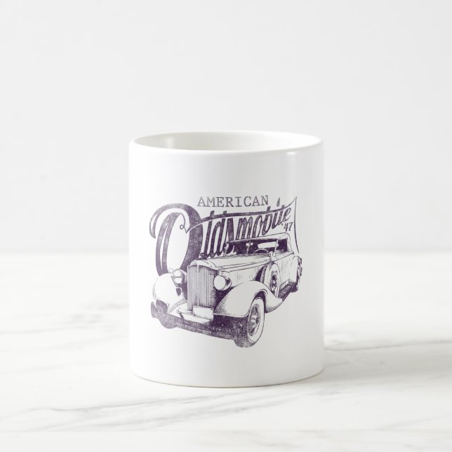 Vintage Design American Oldsmobile Kaffemugg (Center)