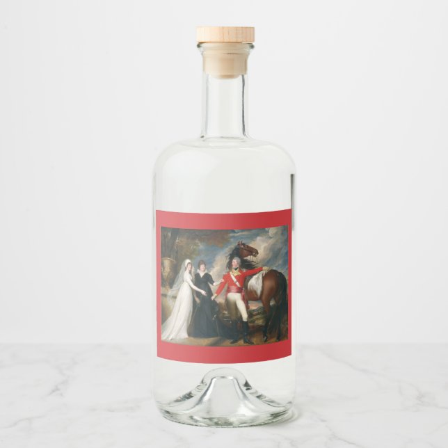 Vintage design sprit etikett (Framsida)
