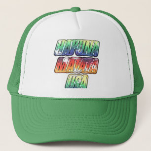 Vintage Designer Hakunamatata USA-Truckerkepsar Truckerkeps