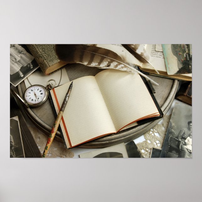 Vintage Desk Poster (Framsidan)